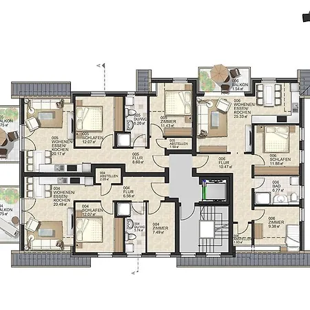 Haus Muschelsucher, Birkenstrasse 7a, App 5 Zingst